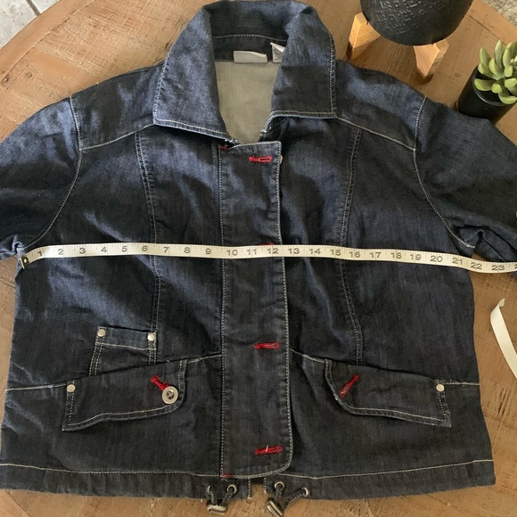Chicos gently love jean jacket size 2 - Picture 3 of 5